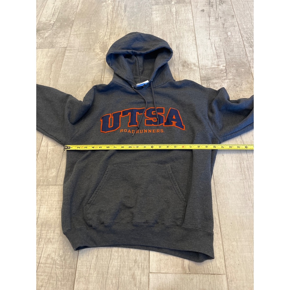 Champion UTSA Roadrunners Hoodie Sweatshirt Mens Medium Gray College Apparel - Picture 5 of 6